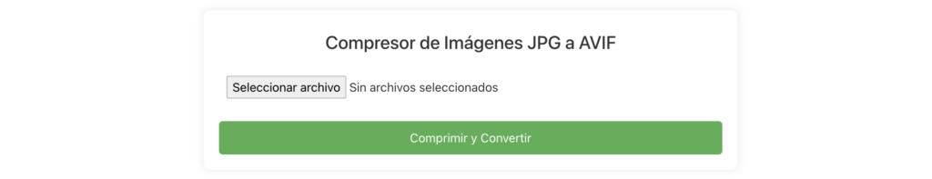 Transformar imágenes de jpg a avif